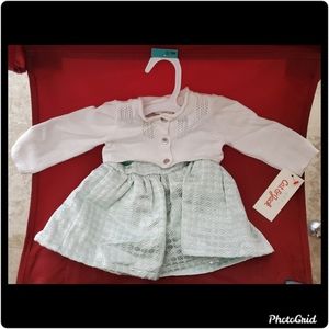 Baby Girl Dress w/ Cardigan